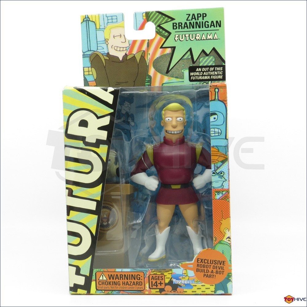 Futurama Zapp Brannigan Toynami Series 2 action figure w/ devil