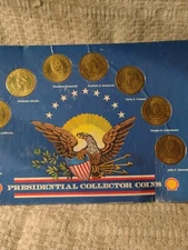 Shell Gasoline Presidential collector coins 1992