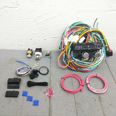 1958-88 AMC Main Wiring Harness Fuse Box Headlight Switch Kit nash 390