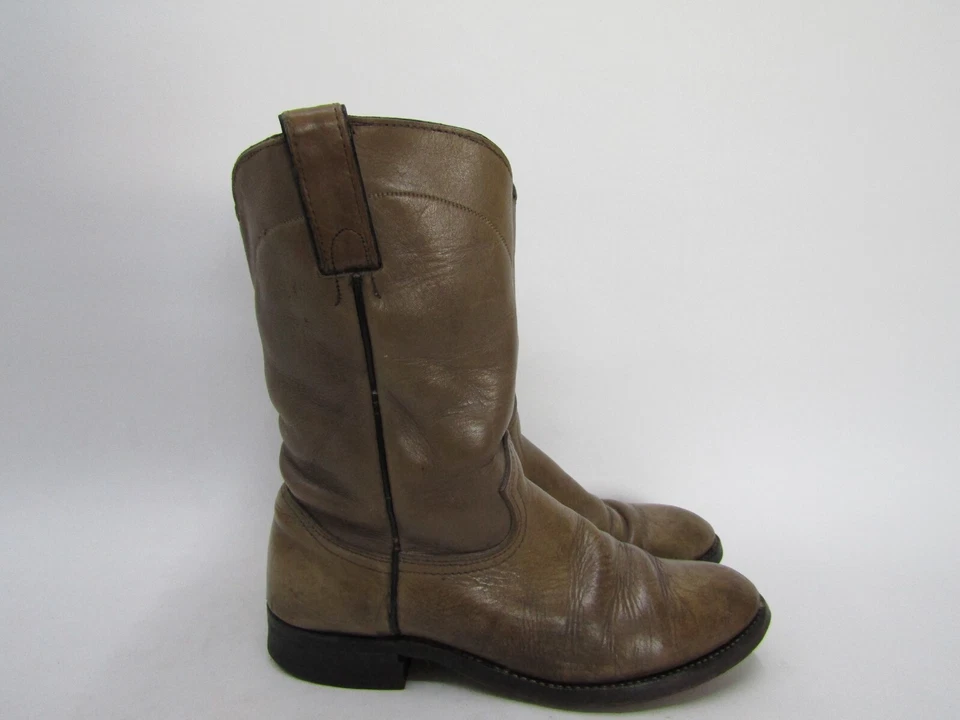 Botas vaqueras de cuero marrón ABILENE para mujer talla 5,5 M Foto 3 de 4