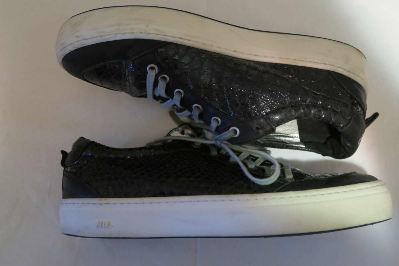 P448 Lovelow Low Top Platform Snake Python Women'… - image 10