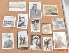 Lot of WW1/WW2 US Military Portait Pictures of Soldiers in Uniform Photographs