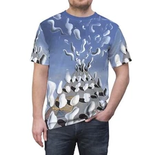 Salvador Dali Inaugural Gooseflesh Surrealism Masterpiece Unisex Tee Gift Art