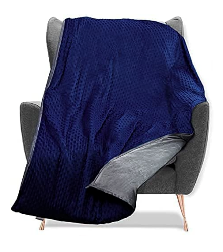 Quility 25 lbs Weighted Blanket for Adults, Full/Queen Size 60