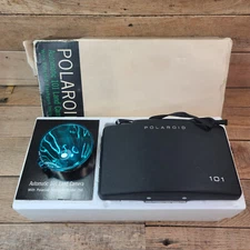 Vtg Polaroid 101 Automatic Land Camera w/ Flashgun Model 268 in Original Box