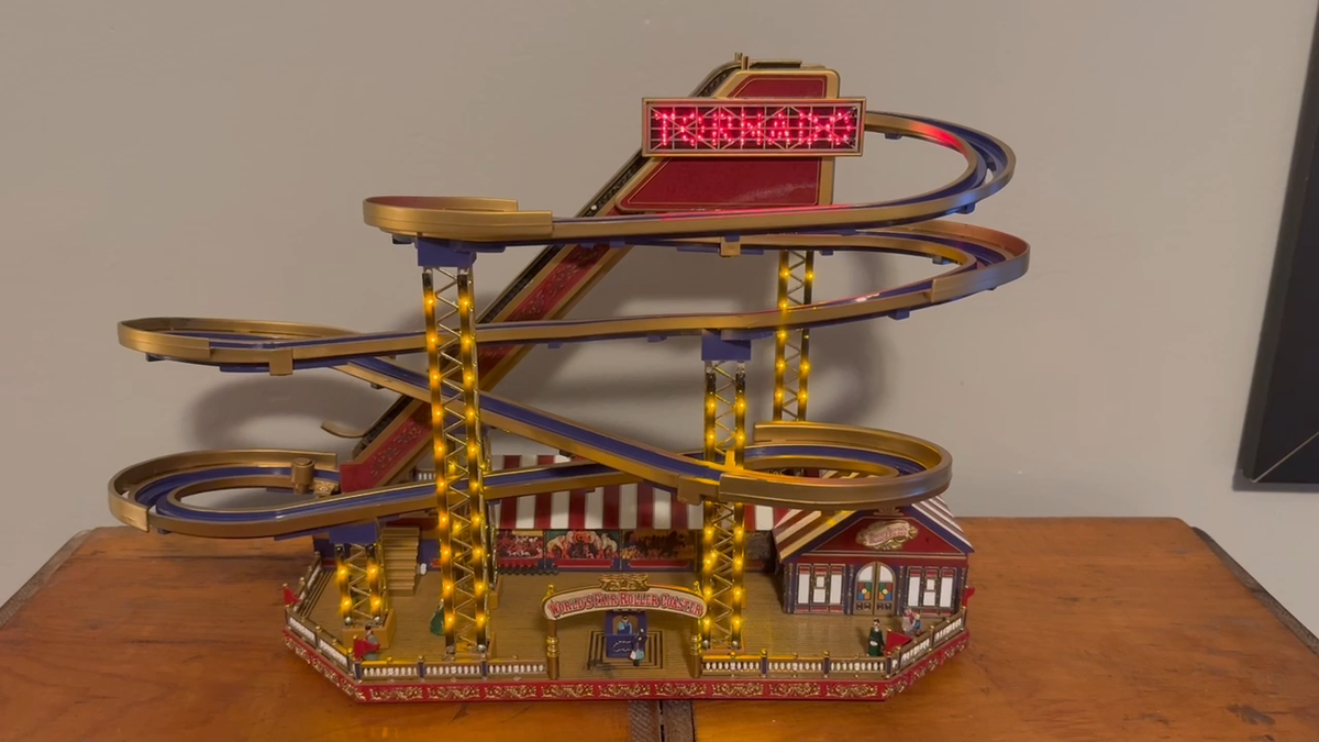 Mr Christmas Gold Label World's Fair Tornado Roller Coaster Mr Christmas Gold Label World's Fair Tornado Roller Coaster