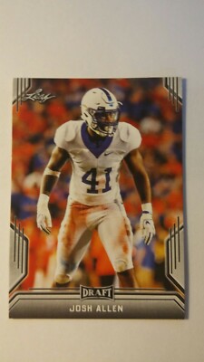 Trading Card Football NFL Josh Allen Jacksonville Jaguars Leaf Draft 2019
