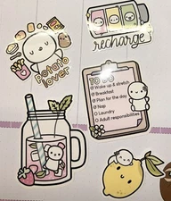 NEW *The Coffee Monsterz Co.* Vinyl Bundle 5 TCMC sold Out Cute Stickers