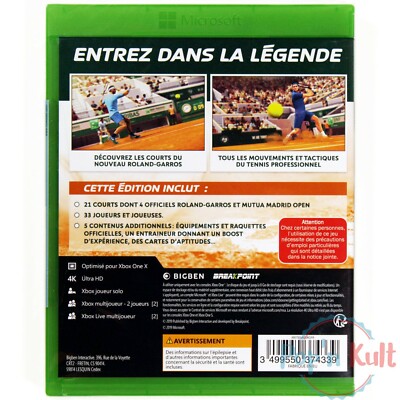Jeux vidéo Tennis World Tour Xbox One : les meilleurs prix sur le neuf et l'occasion