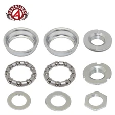 STEEL ALTALINE BOTTOM BRACKET SET 1/PIECE CRANK 5/16X9 24TPI CHROME