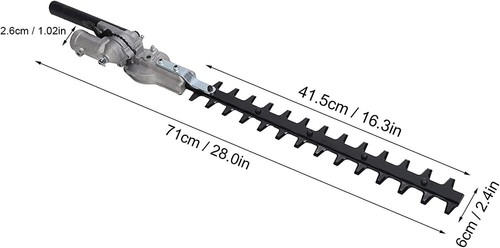 Coppia conica Lama decespugliatore 4 in 1 con attacco 7 righe tubo 26 mm - Foto 4 di 9