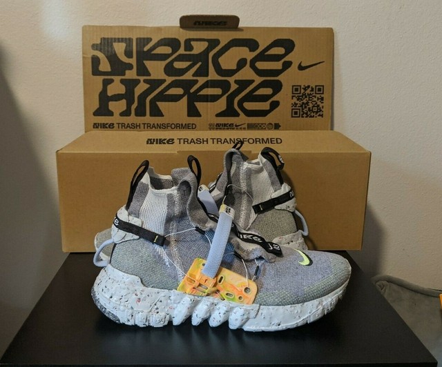 Nike Space Hippie 03 Grey Volt- Size M 9/ W 10.5 - NEW | eBay