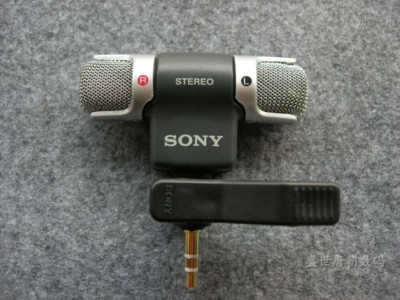 Sony ECM-DS70P Stereo Microphone for Voice Recorder MD PC Live Streaming Singing