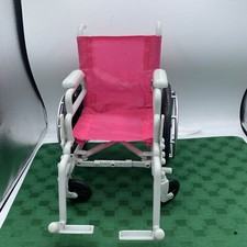 AMERICAN GIRL DOLL WHEELCHAIR PINK- 10  X 12  X 11  