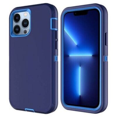 For iPhone 14 Pro Max Plus Shockproof Defender Armor Case Hybrid Rugged Cover