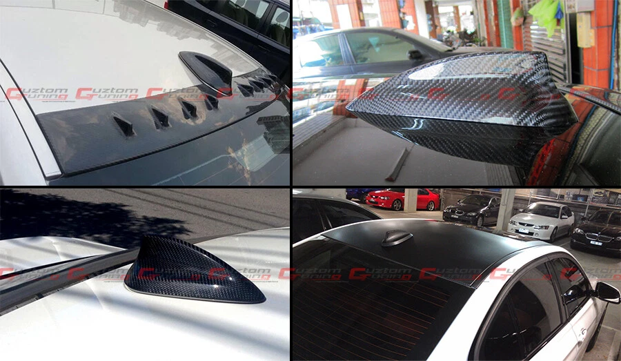 PARA BMW 17-22 G20 G22 G30 3 4 5 SERIES FIBRA DE CARBONO BARBATANA DE TUBARÃO TAMPA DE ANTENA TAMPA - Imagem 4 de 4