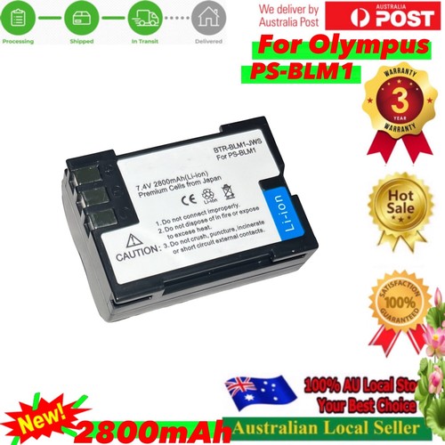 CellePhone Batteria Li-Ion Compatibile Olympus BLM-1 / BLM1 / PS-BLM1 (1500 MAh, 7,4V)