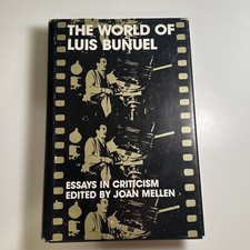 The World of Luis Bunuel Essays in Criticism Hardcover Joan Mellen 1978 HCDJ