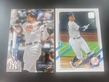 TWO CARDS: AARON JUDGE 2020 Topps #97 & AARON JUDGE 202 Topps  #99