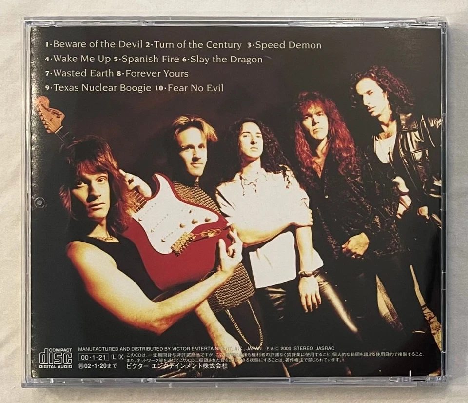 Impellitteri - Crunch (Japan First Pressing CD w/OBI) VICP-60948 Rob Rock Vocals Foto 2 de 3