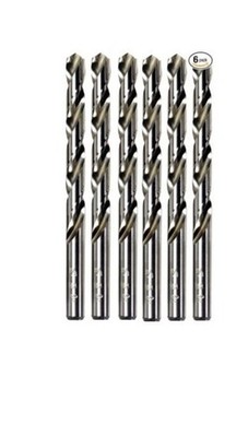 Irwin Tools 60130 15/32-Inch Bright 118-Degree Jobber Length Drill Bit Pack of 6