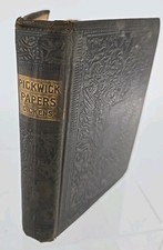 Pickwick Papers hardcover book - Charles Dickens 1890s Hurst & Co Aldine Edition