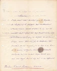 RARE 1878 Historical Letter - PRINCE ALEXANDRE STIRBEI (Romania) - BUFTEA CASTLE