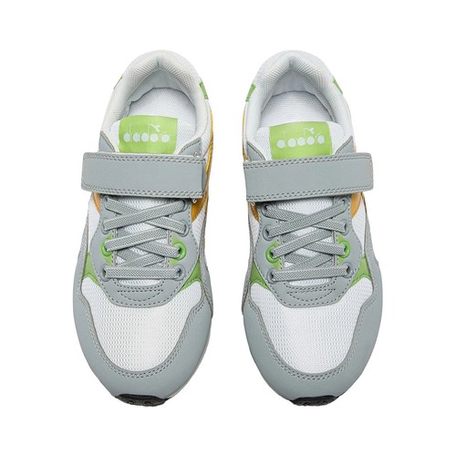 DIADORA SCARPE N92 PS BOY SHOES SNEAKERS BAMBINO STRAPPO SPORT RUN 101.181329 - Foto 11 di 14