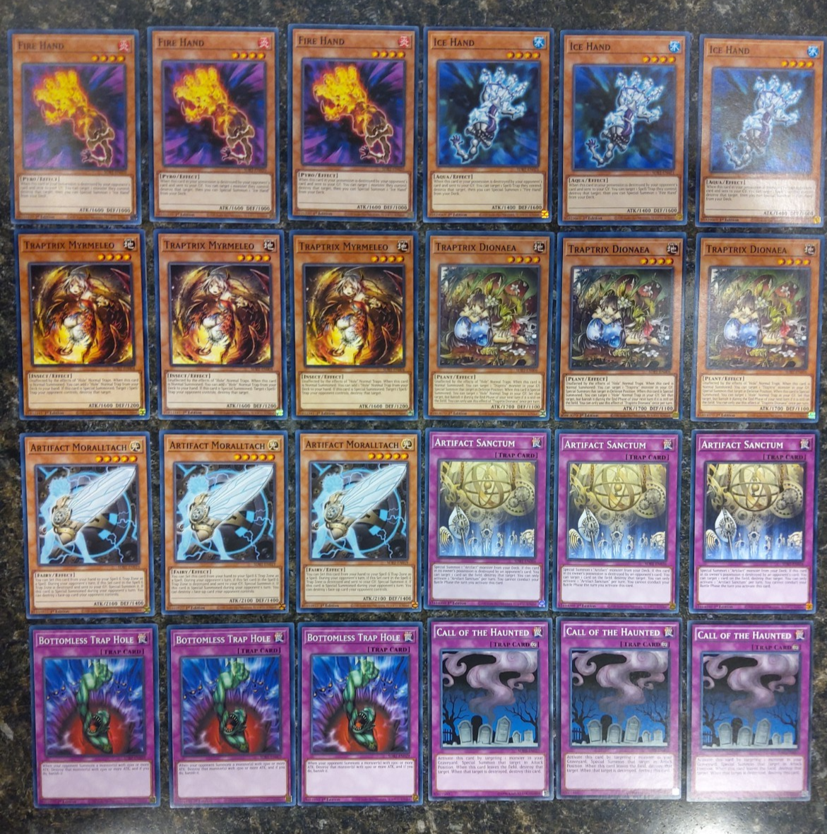 Hand Artifact Traptrix DECK CORE HAT Format Myrmeleo Call of the