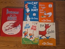 DR. SUESS! 1 Rare Collectable  BOOK  & 4Bonus Beginners Excellent Condition!!!