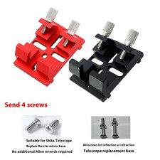Finder Scope Base, Dovetail Slot, and Dovetail Plate for Astronomical Telescopes