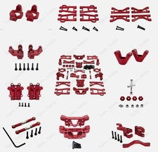 Aluminum metal CNC Upgrade Parts DIY Red For 1/16 GR UD M16 Rc Off-road car