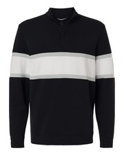 Swannies SWOQ500 Men's Owen Quarter-Zip Colorblock Pullover