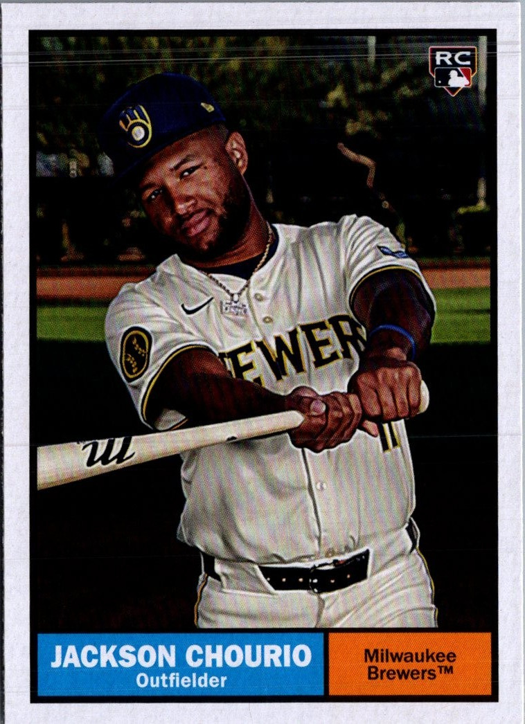 2024 Topps Archives #44 Jackson Chourio RC Milwaukee Brewers