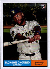 2024 Topps Archives #44 Jackson Chourio RC Milwaukee Brewers