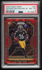2020 Panini Prizm Rookie Red Wave 123/149 Anthony McFarland Jr #393 PSA 8 1u6