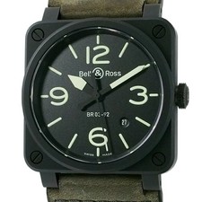 Bell Ross BR03 92 CBL Nightlum Black Dial Ceramic Automatic Mens Watch