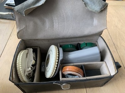 Vintage HA 60er Jahre Etikettendrucker Maker Dymo Prägedrucker im Etui mit Band