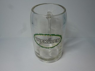 altes Bierglas Wicküler Brauerei Wuppertal 1992 eine Weltmarke 0 4 l Bodenmarke