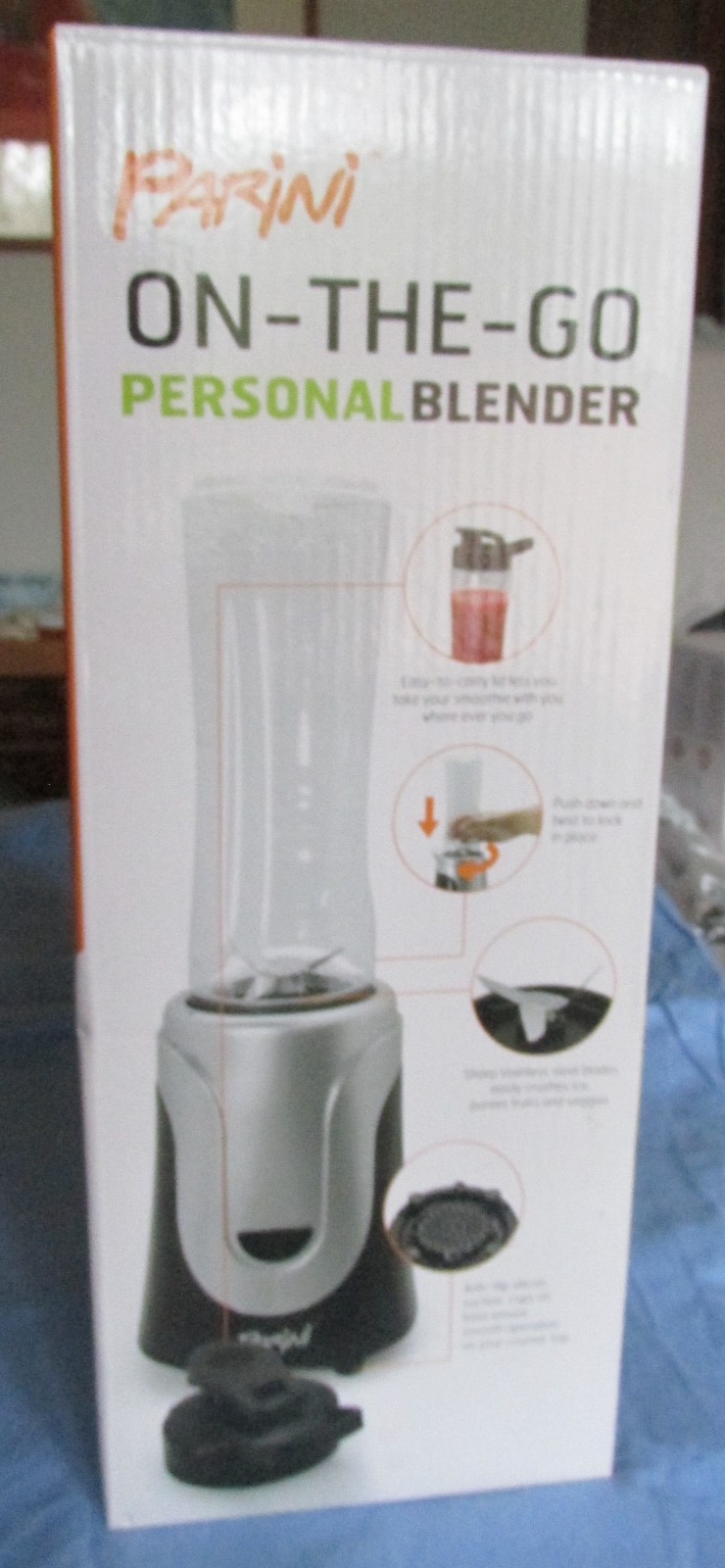 Parini On-the-Go Personal Blender 20 Oz.Smoothies Shakes Dri