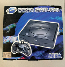 Sega Saturn Console With 2 x Controllers, Cables, Boxed