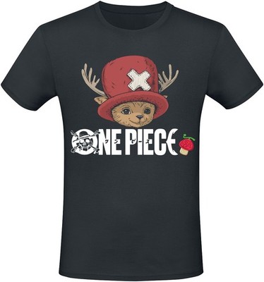 One Piece T-Shirt Herren Chopper schwarz