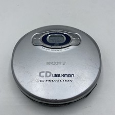 Vintage Sony D-EJ611 CD Walkman G Protection Discman Portable Gray Tested