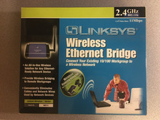 Linksys WET11 Wireless Ethernet Bridge 2.4Ghz 802.11b, nuovo in scatola aperta