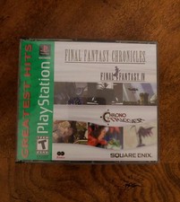 Final Fantasy Chronicles-Chrono Trigger/Final Fantasy 4 ( PS1, 2001) CIB Manual 