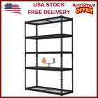 5 Tier Shelving Unit for Garage Organization-Heavy Duty Industrial Wire Shelving