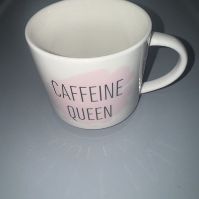 Caffeine Queen Porcelain Coffee Mug Cup