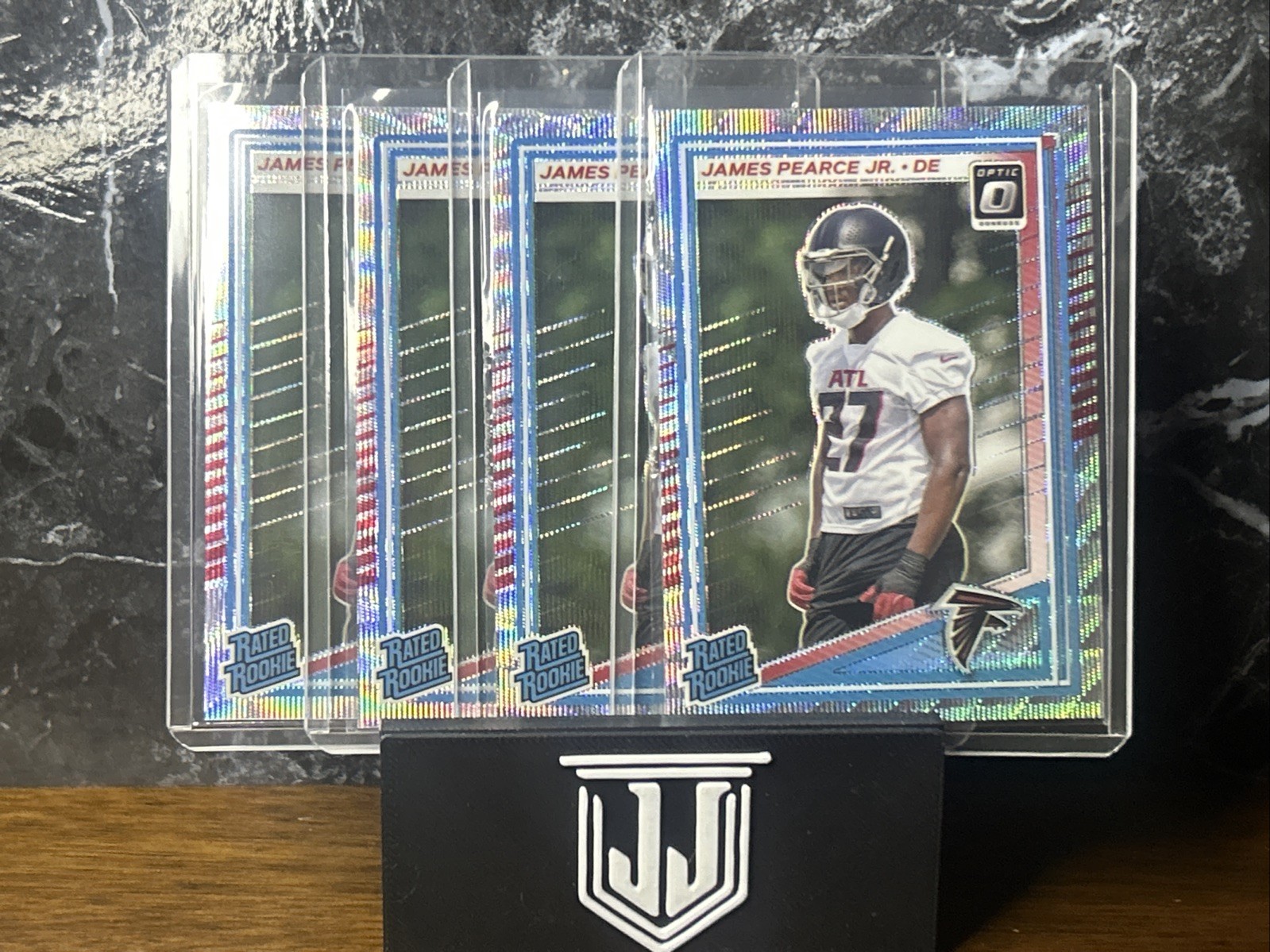 🔥2025 Donruss Optic Premium JAMES PEARCE JR. #240 RC WAVE #d To 300 Falcons🔥