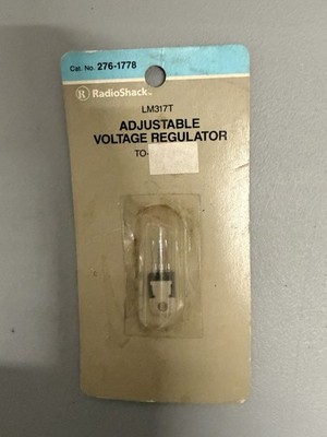 Vintage RadioShack LM317T Adjustable Voltage Regulator TO-220 Cat. 276-1778 NOS