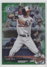 2017 Bowman Draft Chrome Green Refractor 65/99 Adam Hall #BDC-55 gu9